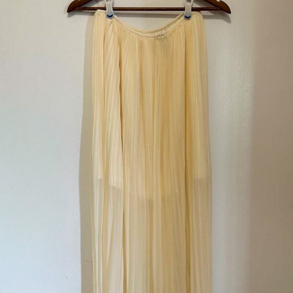 Pleated Satin Skirt - Picture 5 of 5